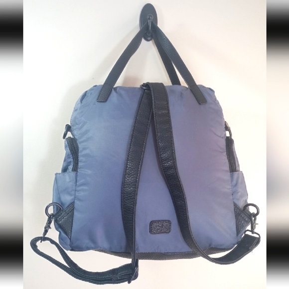 Co-Lab Grey Travel Bag Crossbody Backpack Multi-zipper - Picture 2 of 14